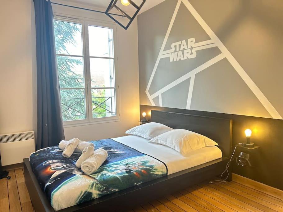 Once Upon A Time - 7Min From Disneyland - Free Private Parking - Self Checkin - Balcony - Barbecue Magny-le-Hongre Eksteriør billede